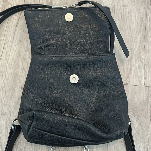 Zadig and Voltaire Black Leather Mini Backpack - Picture 4 of 5